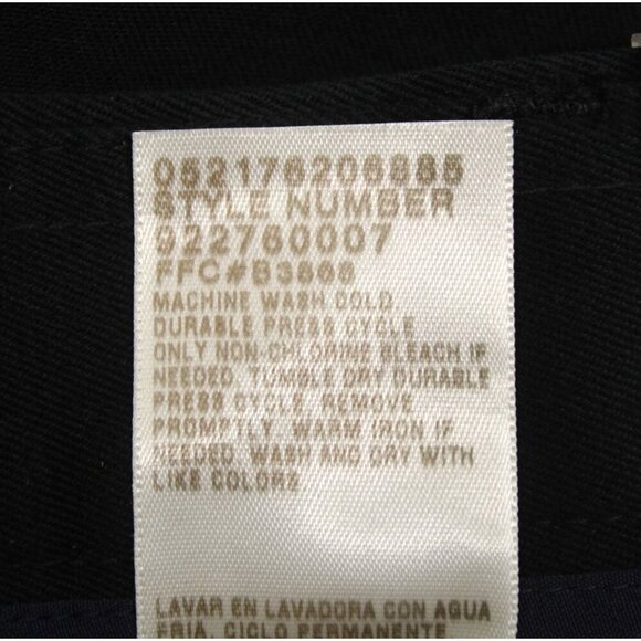 Dockers Men's Classic Fit Brushed Cotton Pant Flat Front Black Sz 34X30 NEW - Picture 12 of 13